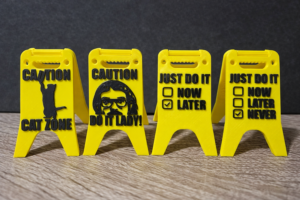 Mini Funny Warning Sign one piece